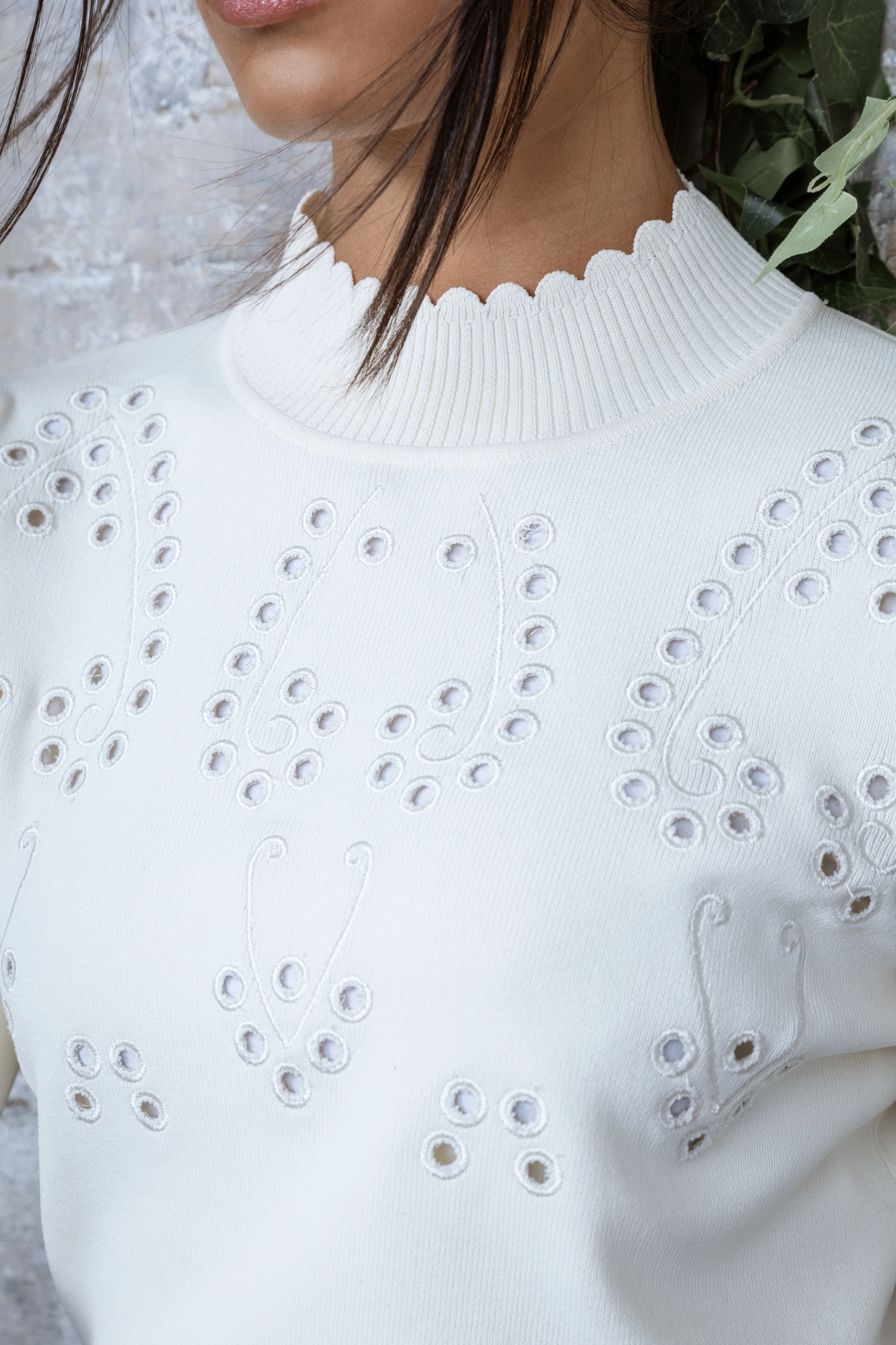 CREAM FINNESE SWEATER - Image 3