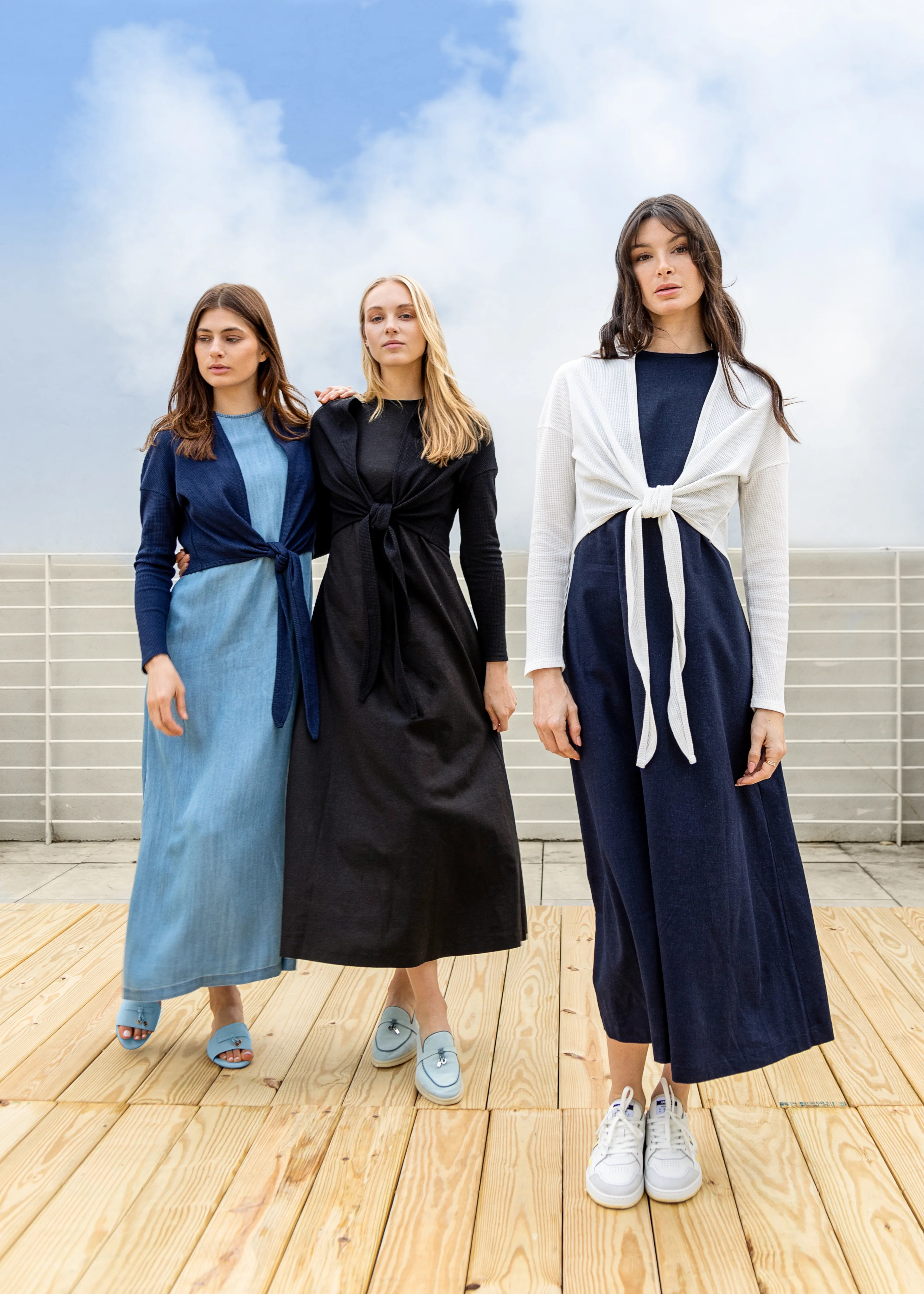 DENIM LAYERING DRESS - Image 2