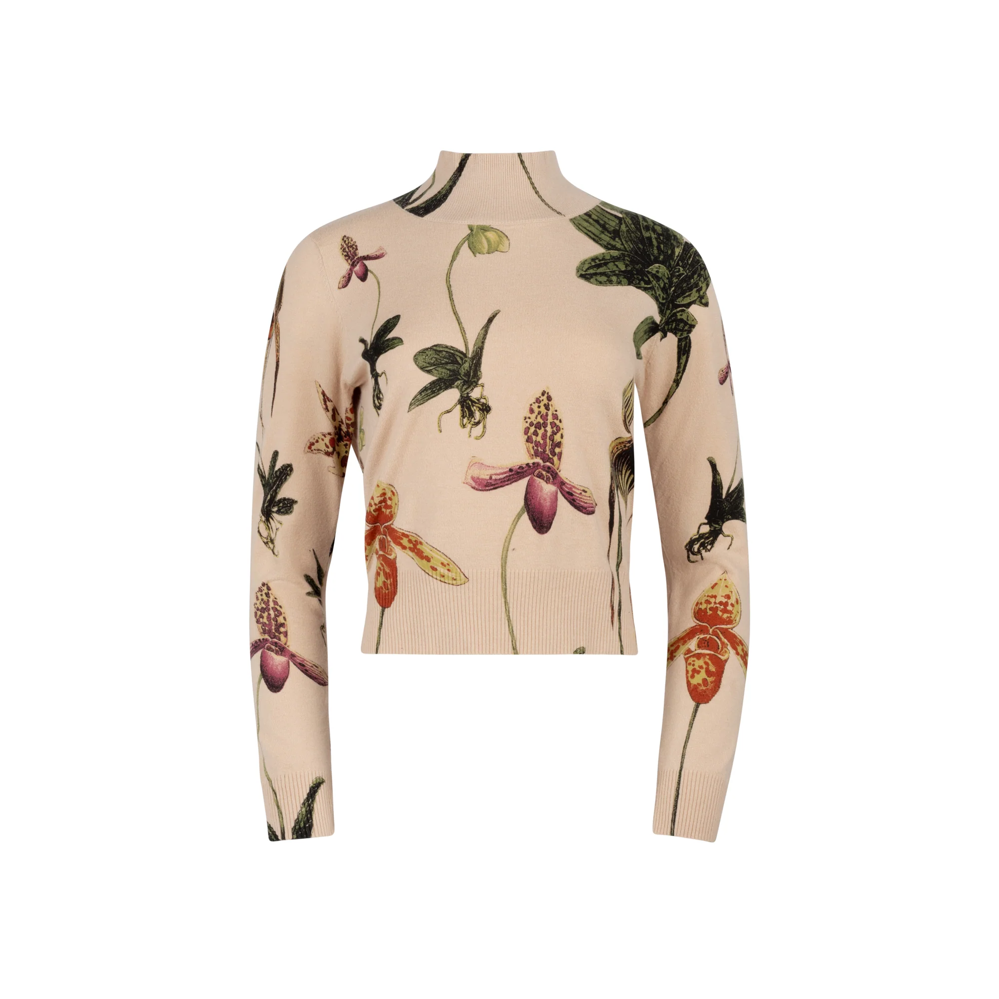 LIGHT TAN FLEUR SWEATER - Image 2