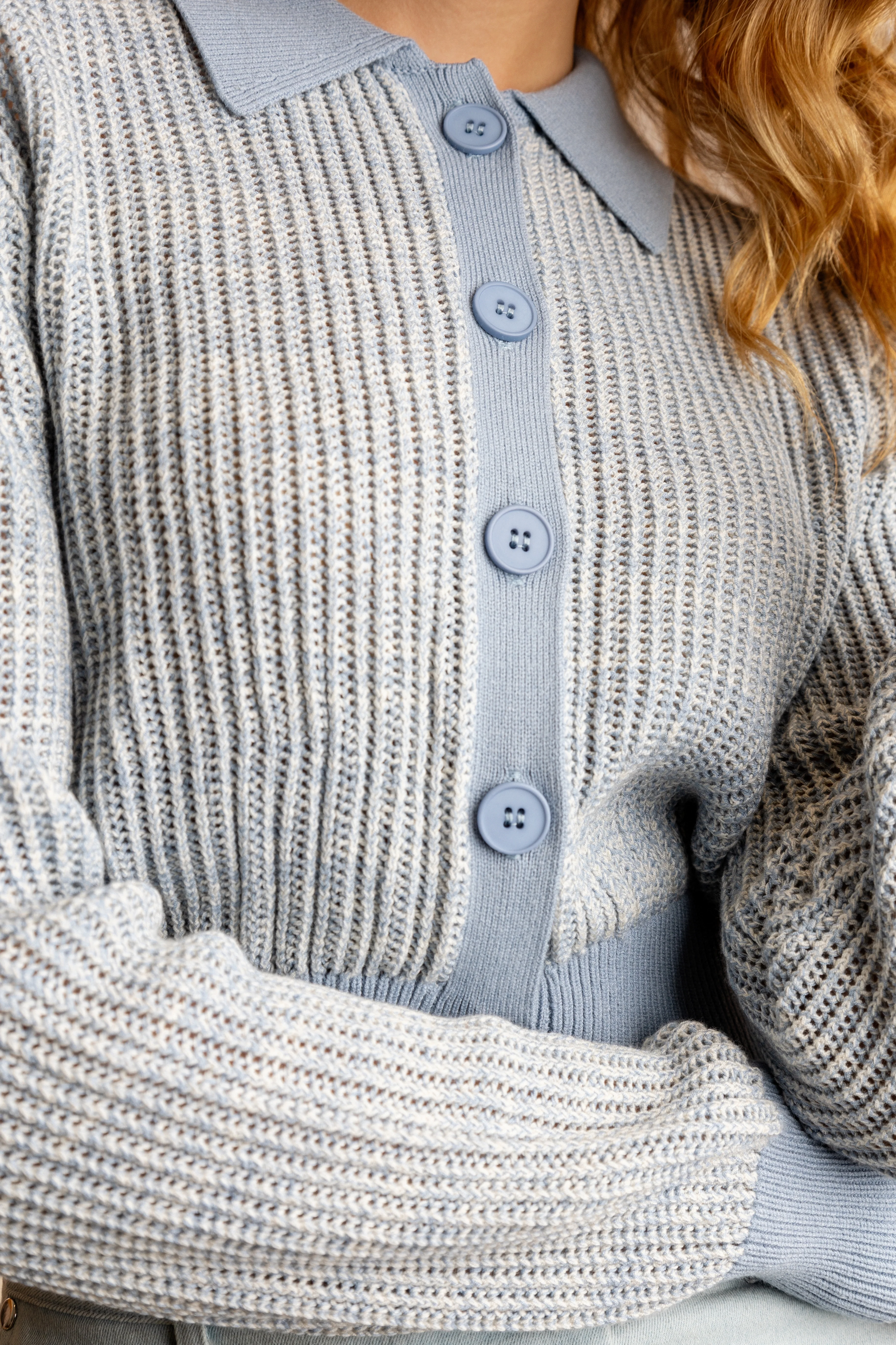 ICE MELT MULTI STITCH CARDIGAN - Image 3