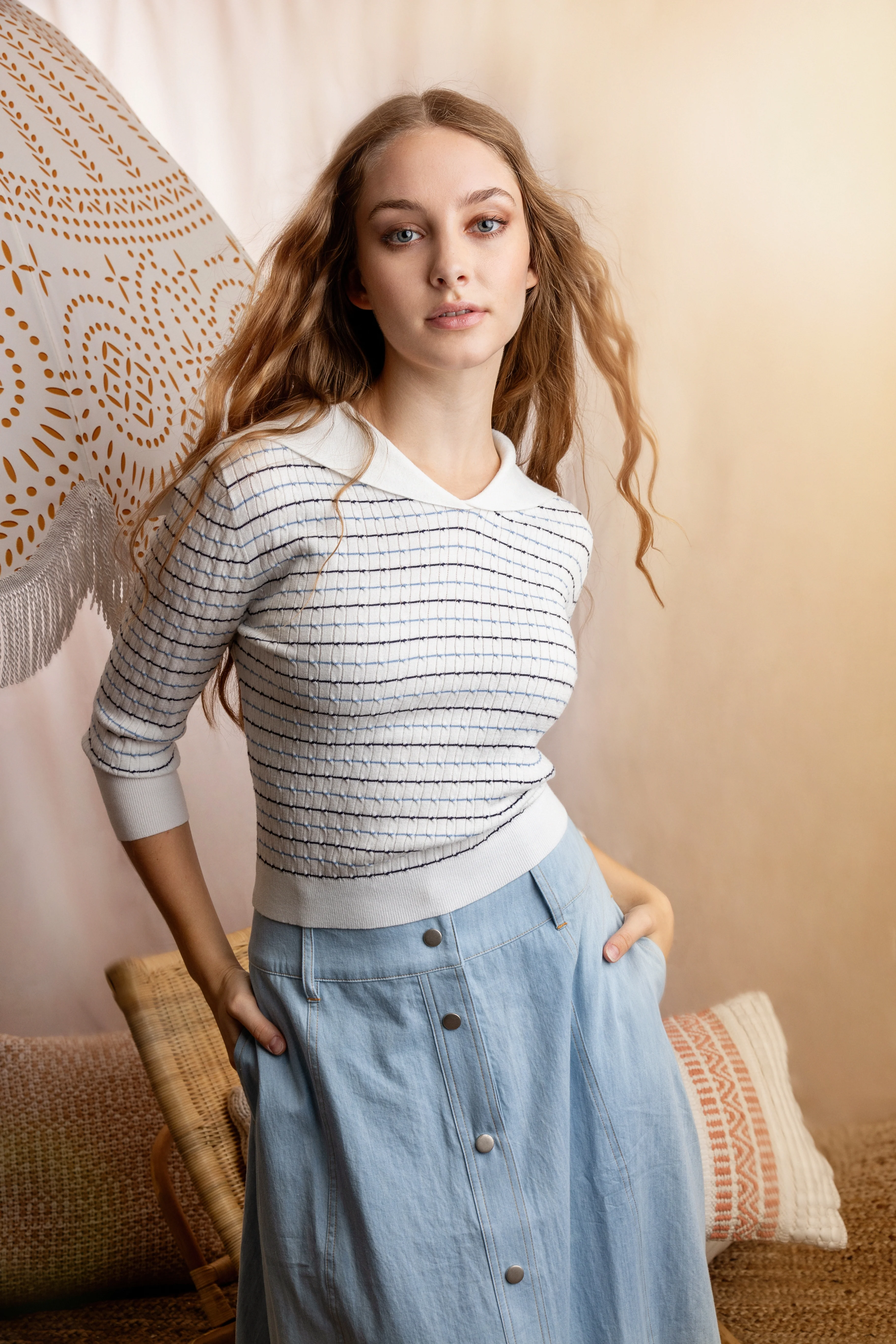 BLUE SAILOR CARDIGAN - Image 2