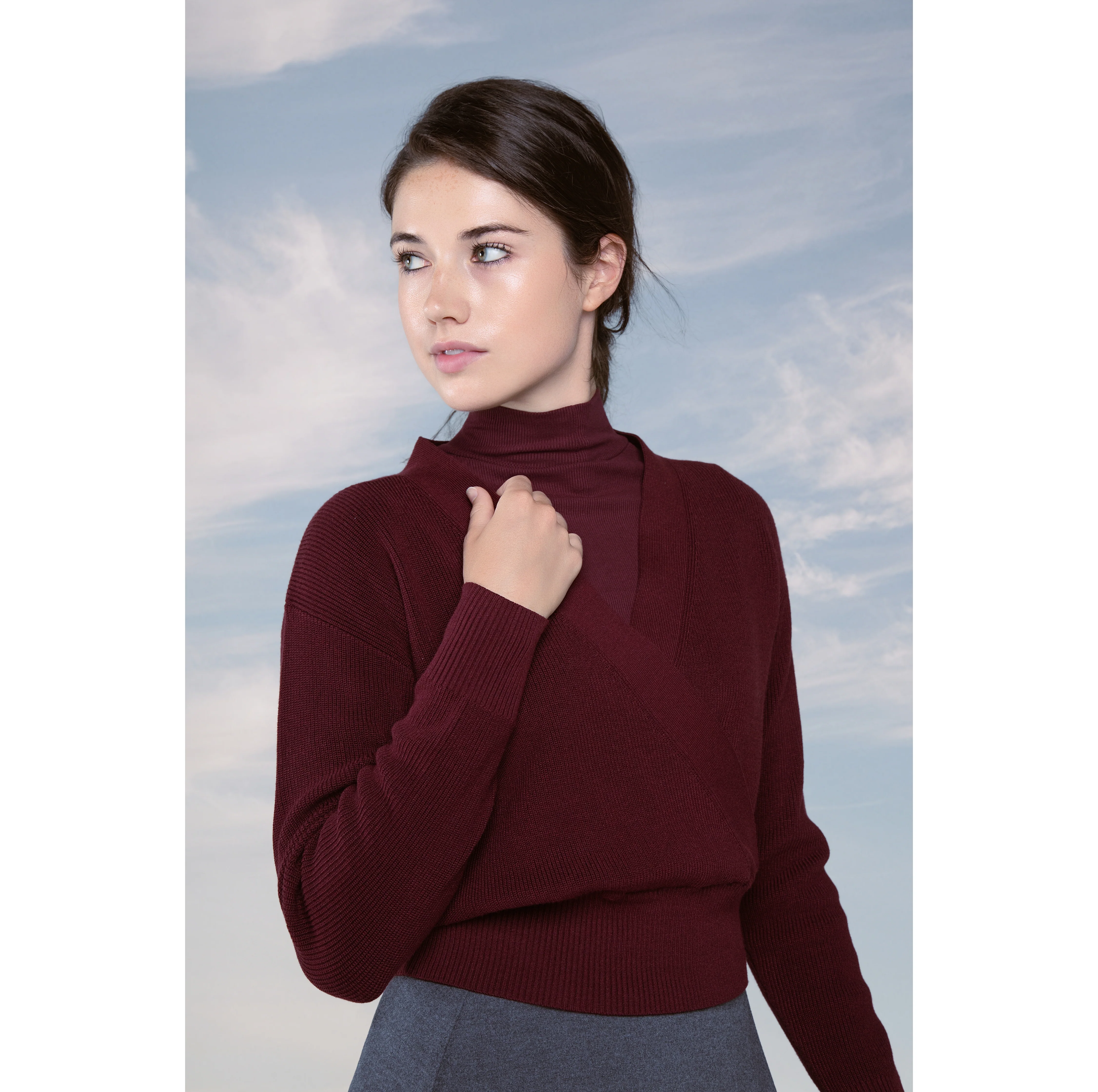 WINE NELLA SWEATER - Image 2